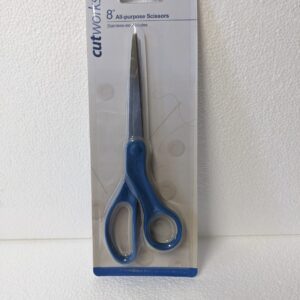 A pair of 8 inch all purpose scissors