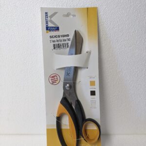 A pair of 10 inch heavy duty scissors