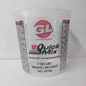 A 5 quart mixing bucket, no.9174E