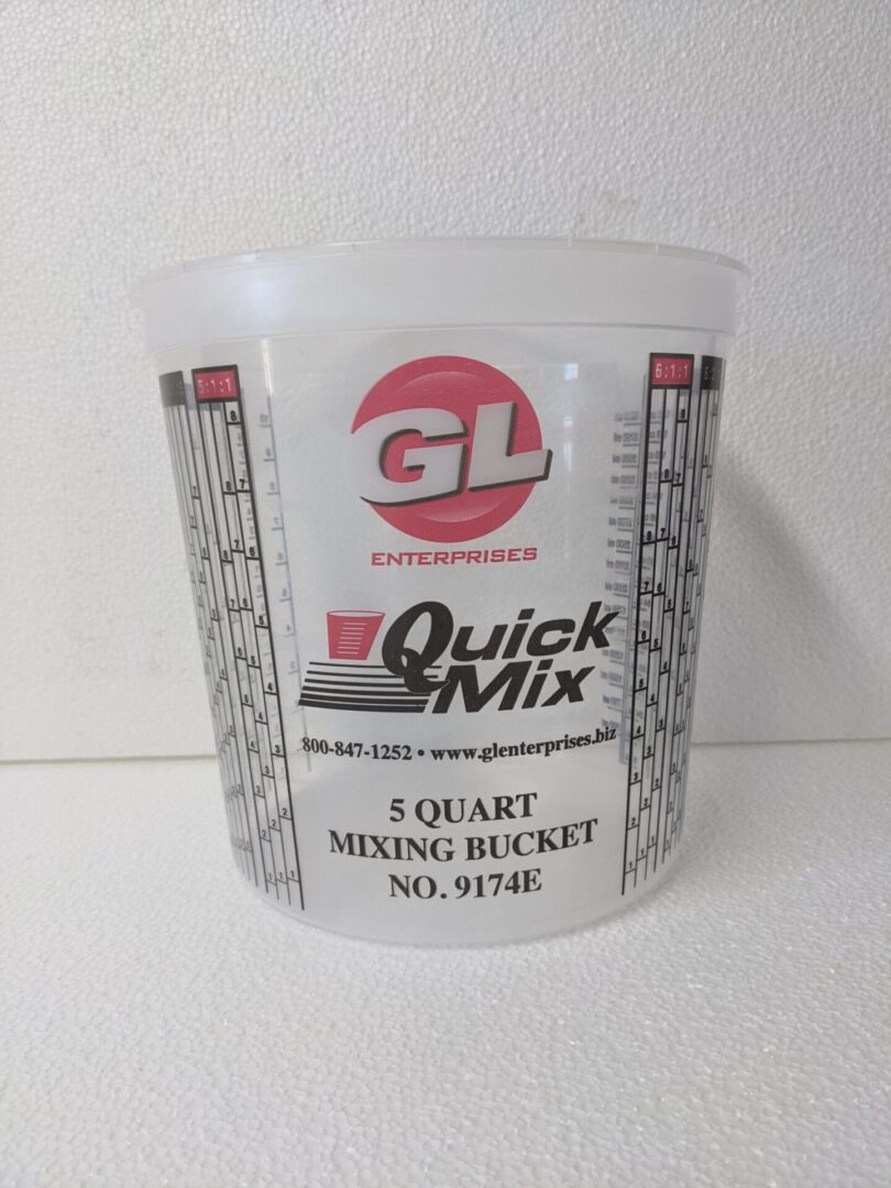 A 5 quart mixing bucket, no.9174E